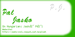 pal jasko business card